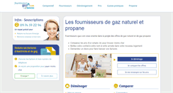 Desktop Screenshot of fournisseurs-gaz.com