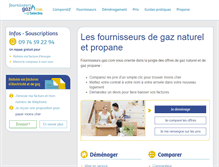 Tablet Screenshot of fournisseurs-gaz.com